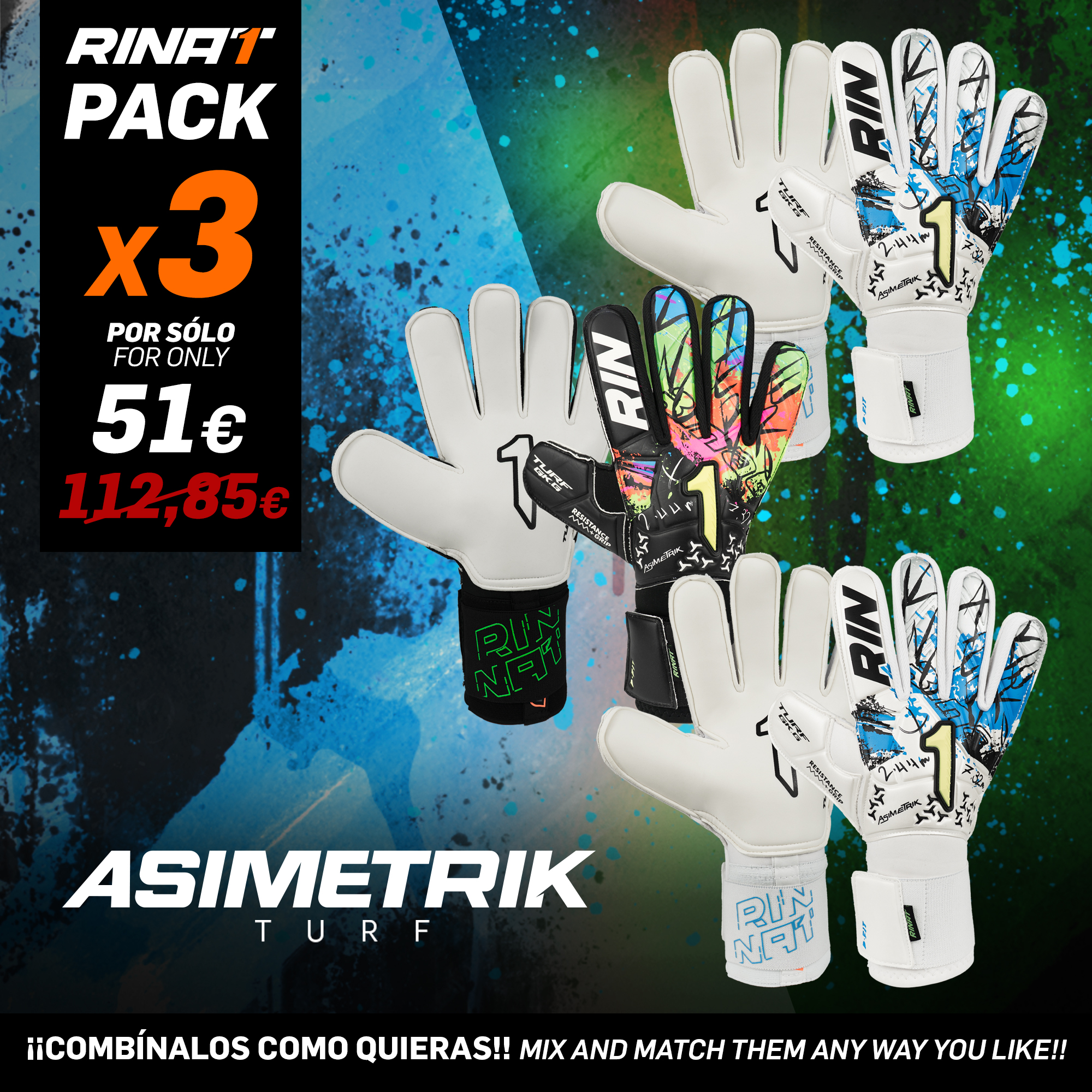 PACK_x2_ASIMETRIK TURF